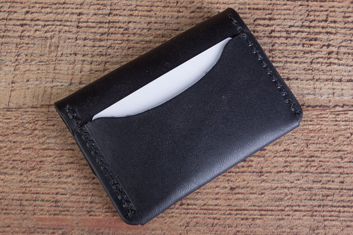 Minimalist Wallet | Black Lincoln Card – Thirteen50 Leather